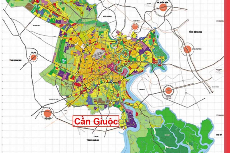 KHAI PHÁ THÔNG TIN BẢN ĐỒ QUY HOẠCH HUYỆN CẦN GIUỘC 2021 CHI TIẾT NHẤT