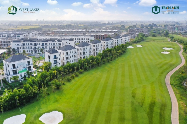 Cập nhật tiến độ mới West Lakes Golf & Villas tháng 11/2021